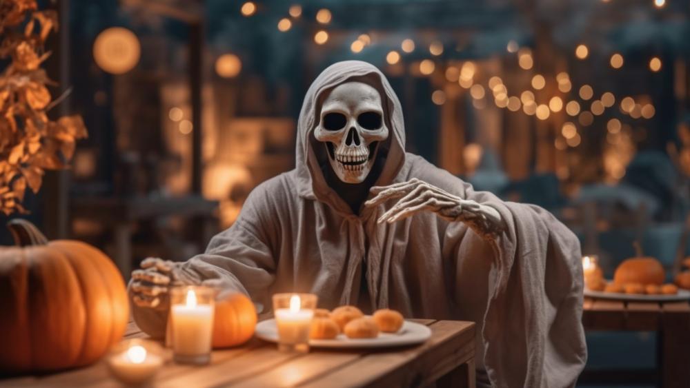 Haunting Harvest Festival Night wallpaper