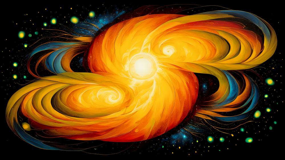 Cosmic Vortex Symphony wallpaper