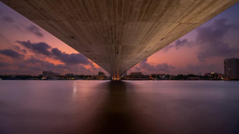 Under the Rama 8 Bridge wallpaper