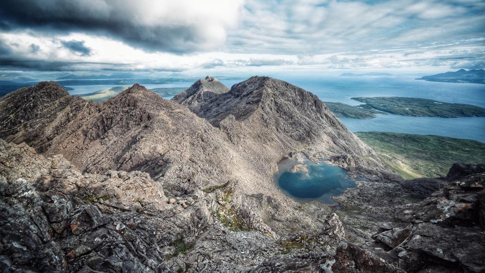 Sgùrr Alasdair Majestic Peaks in the Isle of Skye wallpaper