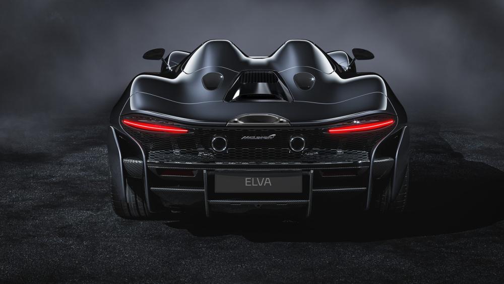 McLaren Elva's Sleek Dark Elegance wallpaper