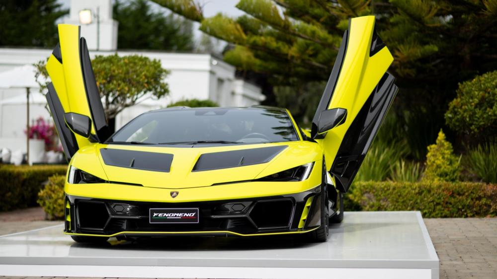 Lamborghini Fenomeno Hybrid Elegance on Display wallpaper