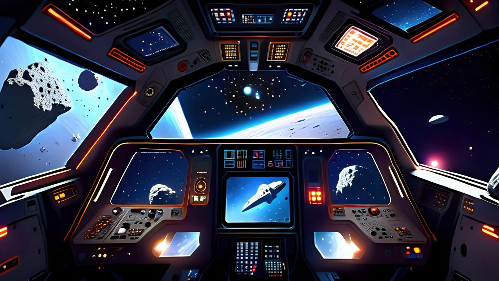 Cockpit View wallpaper