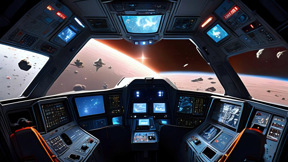 Cockpit View wallpaper