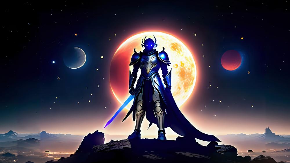 Cosmic Knight wallpaper