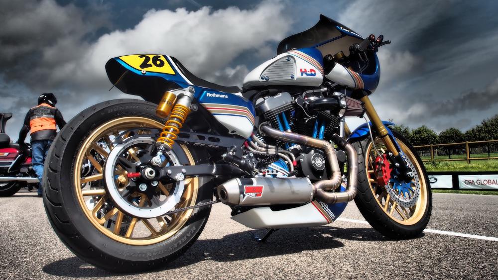 Motorcycle Mastery Harley-Davidson Roadster in 4K Clarity wallpaper