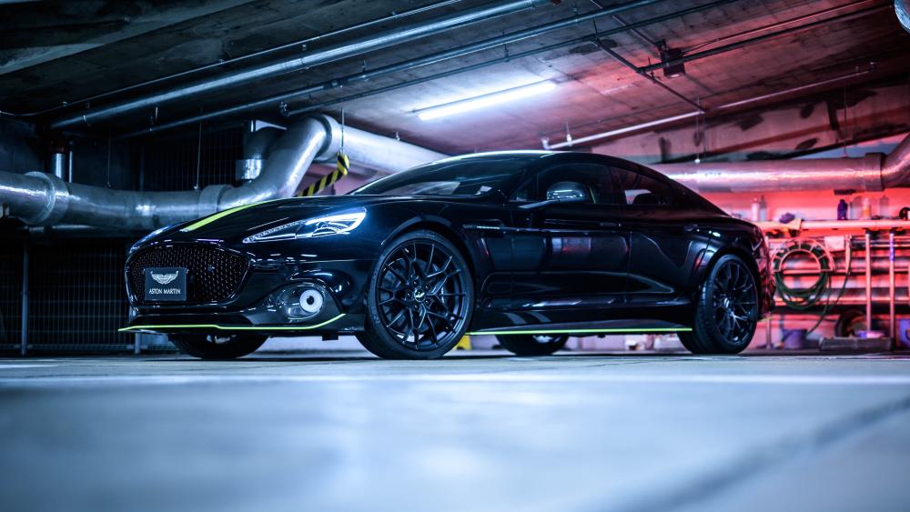 Aston Martin Rapide's Nighttime Elegance wallpaper