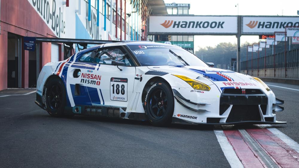 Nissan GT-R Racing Beast in Action wallpaper