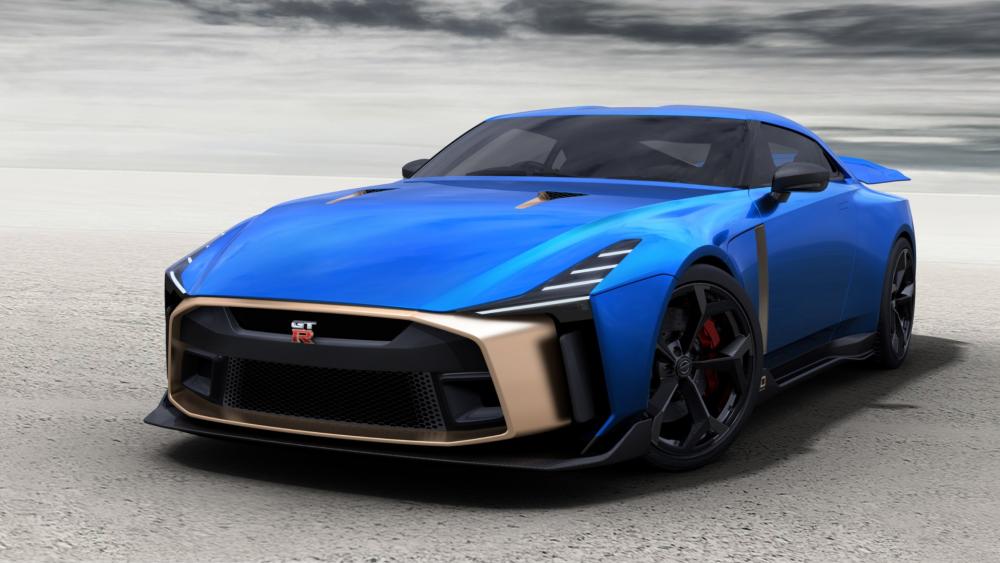 Exquisite Design of the Nissan GT-R50 Sports Car wallpaper