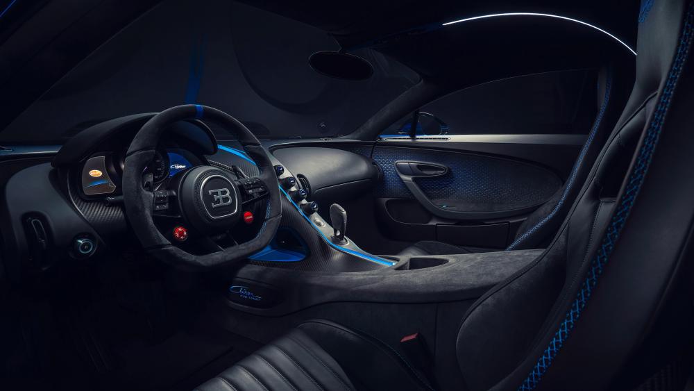 Bugatti Chiron Sport Interior Elegance in High Definition wallpaper