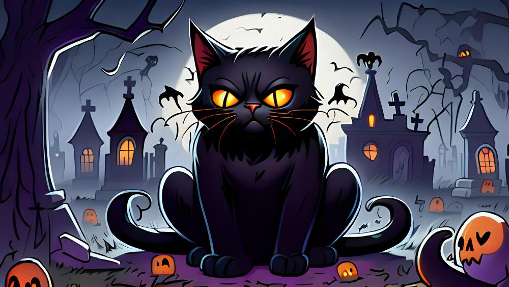 Demon Cat wallpaper