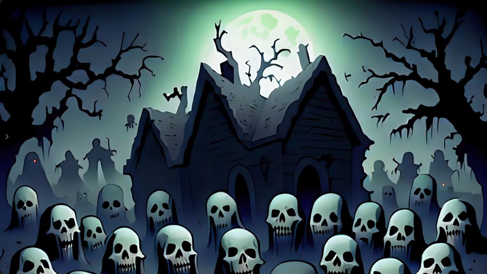 Scary Skulls wallpaper