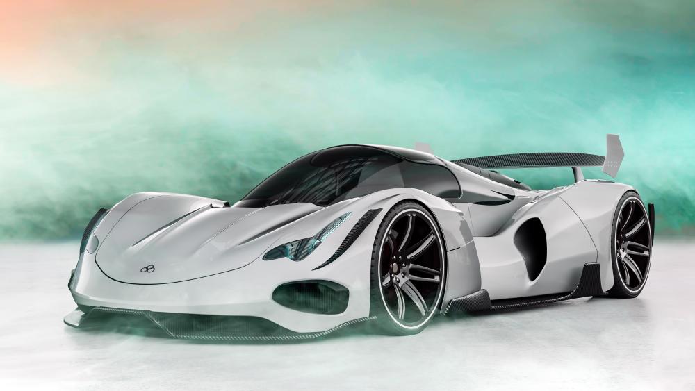 Dream Ride in Motion: Koenigsegg Jesko wallpaper