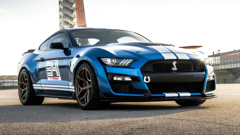 Ford Mustang GT500 Thrills at Circuit of The Americas wallpaper