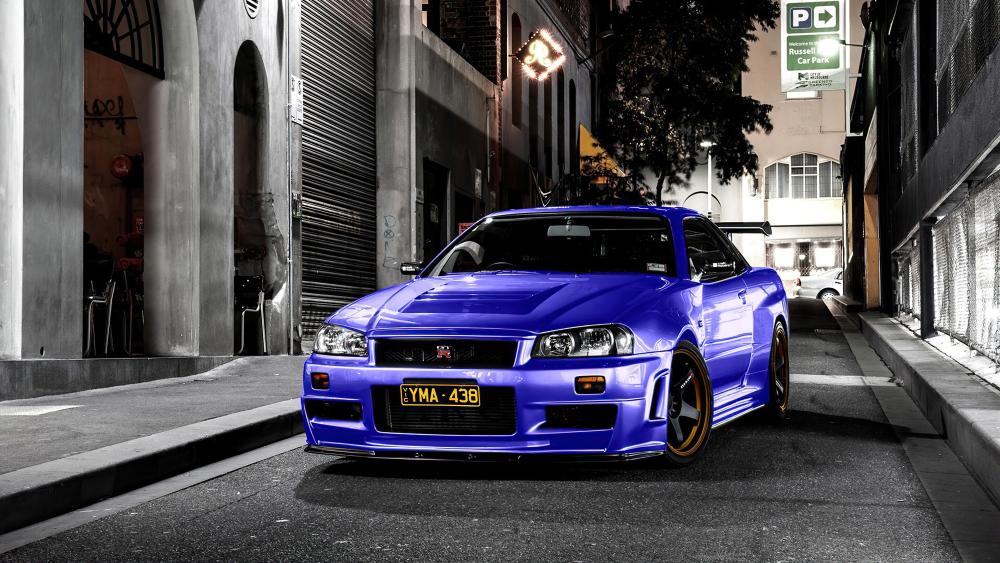 Nissan Skyline GT-R R34 Night Elegance wallpaper