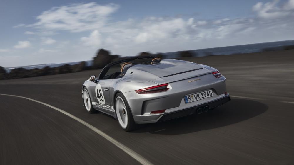 Porsche 911 Speedster on a Scenic Drive wallpaper