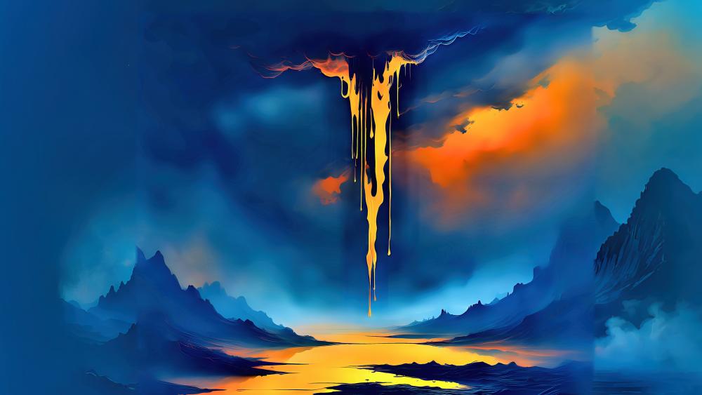 Cosmic Drip wallpaper