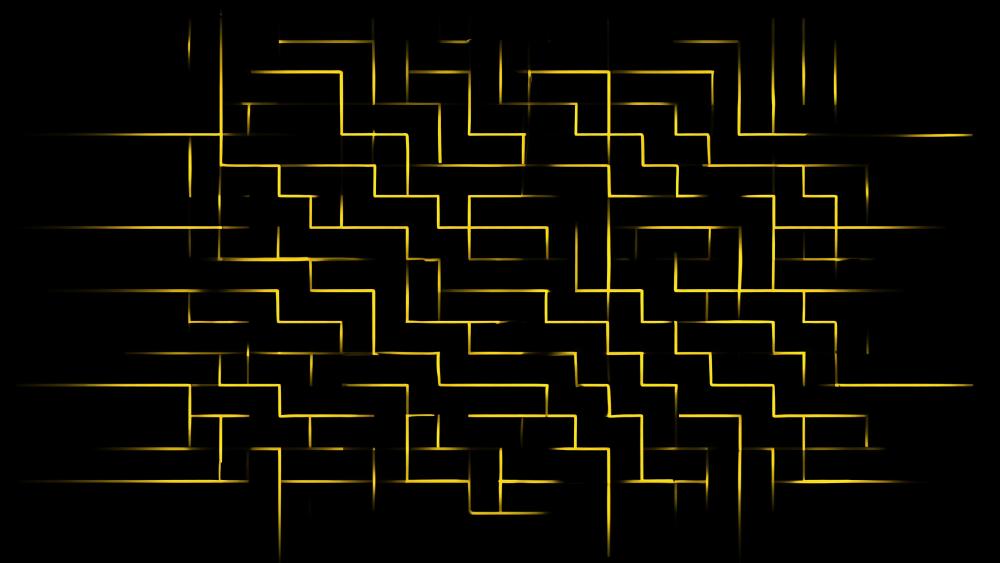 Yellow Maze wallpaper