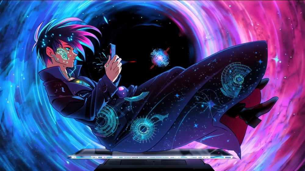 Cosmic Spin wallpaper