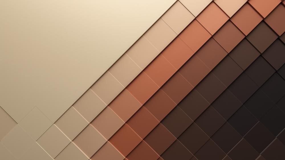 Layered Elegance: A Minimalist Brown Symphony wallpaper