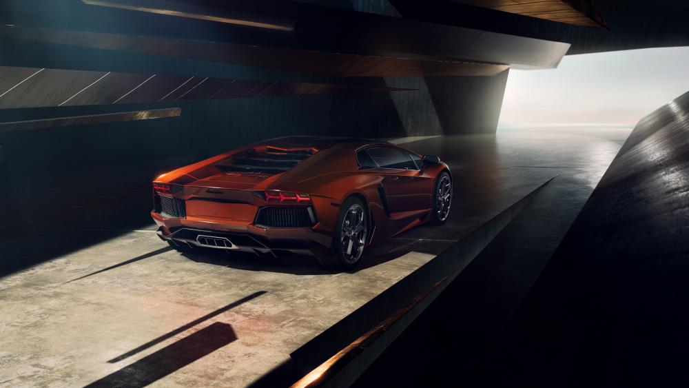 Lamborghini Aventador in Stunning 5K Detail wallpaper