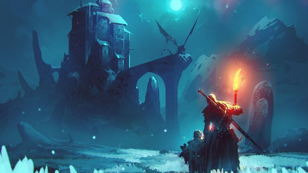 Guardian of the Dragon Fortress wallpaper