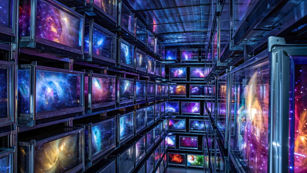 Galaxy Warehouse wallpaper