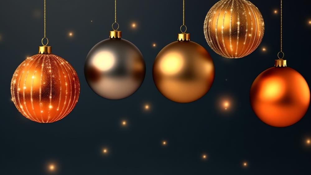 Festive Ornaments for a Joyous Celebration wallpaper