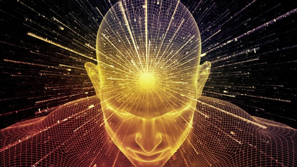 Mind's Radiant Energy Burst wallpaper
