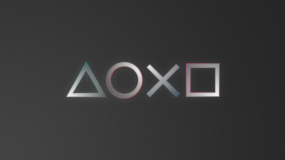 PlayStation Icons Minimalist Design in 4K wallpaper