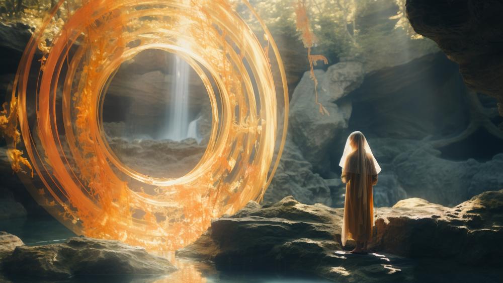 Mystical Portal to Enchantment Awaits Your Discovery wallpaper