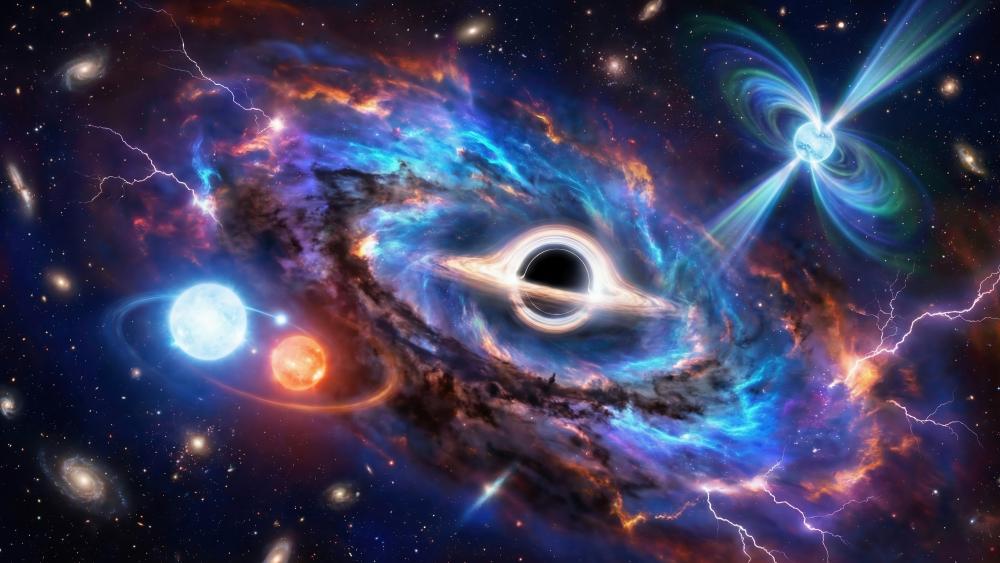 Cosmic Black Hole Energy wallpaper