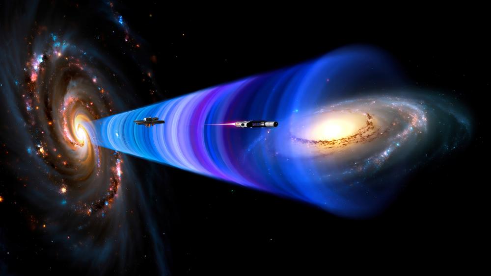 Wormhole wallpaper