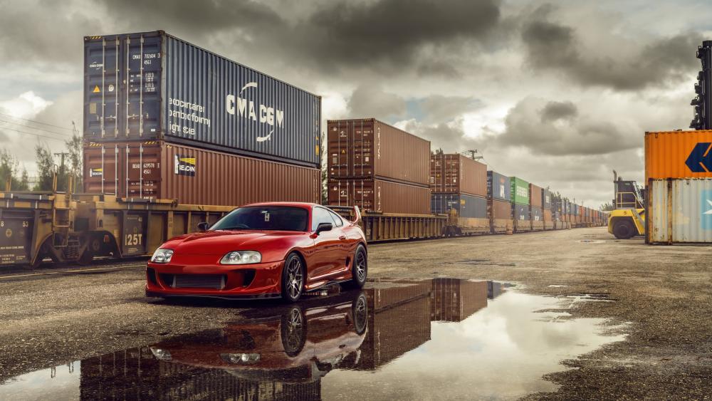 Red Supra Forgestar Wheels wallpaper