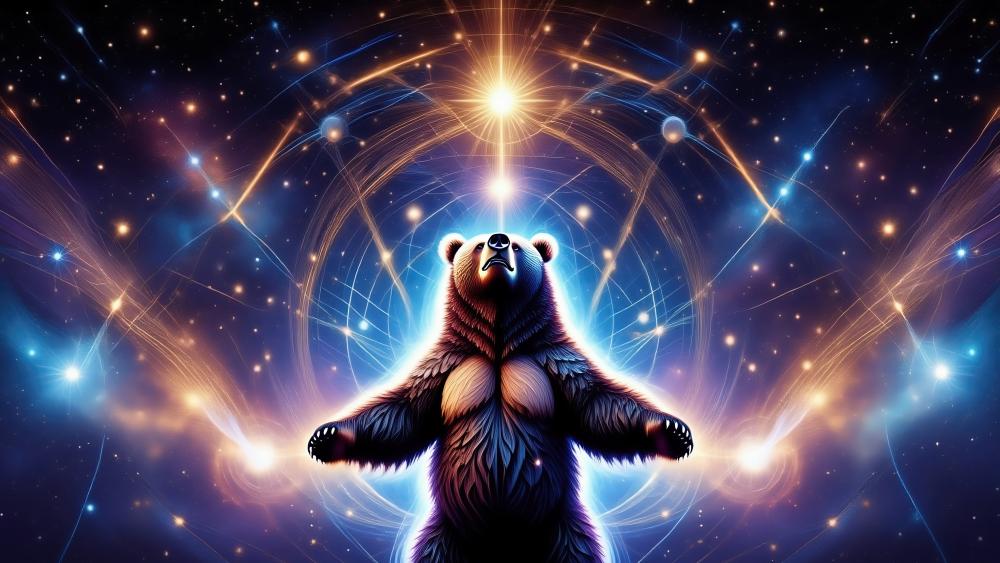 Cosmic Bear wallpaper