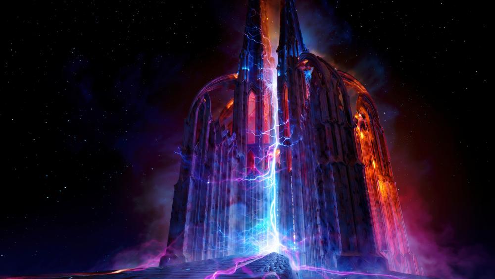 Plasma Cathedral wallpaper