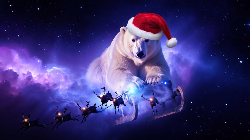 Christmas Bear wallpaper