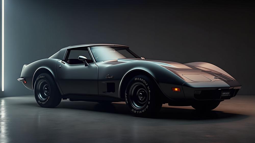 AI Corvette C3 wallpaper