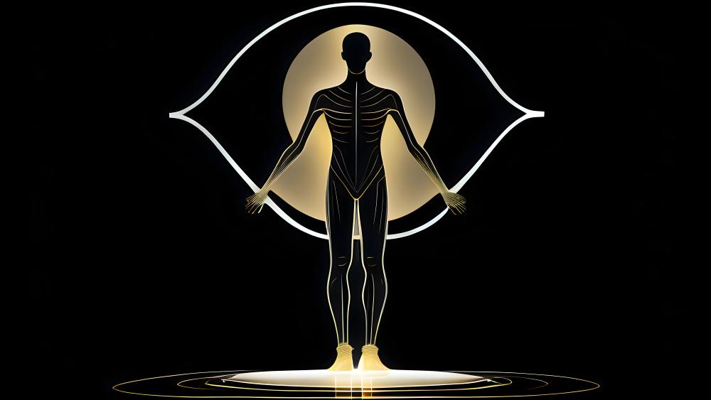 Mystical Vision of the Human Form wallpaper