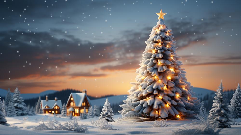 Magical Winter Wonderland Wallpaper wallpaper