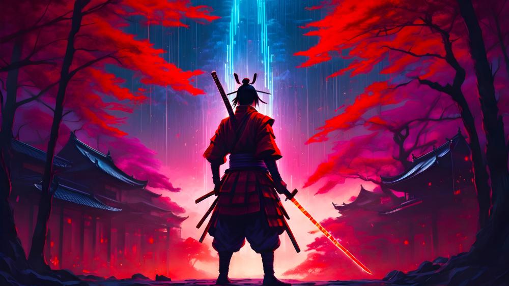 Warrior of the Crimson Dawn wallpaper