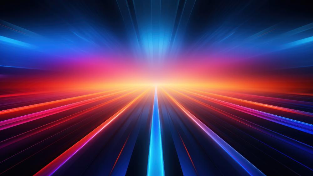 Vibrant Lines of Energy in Motion wallpaper