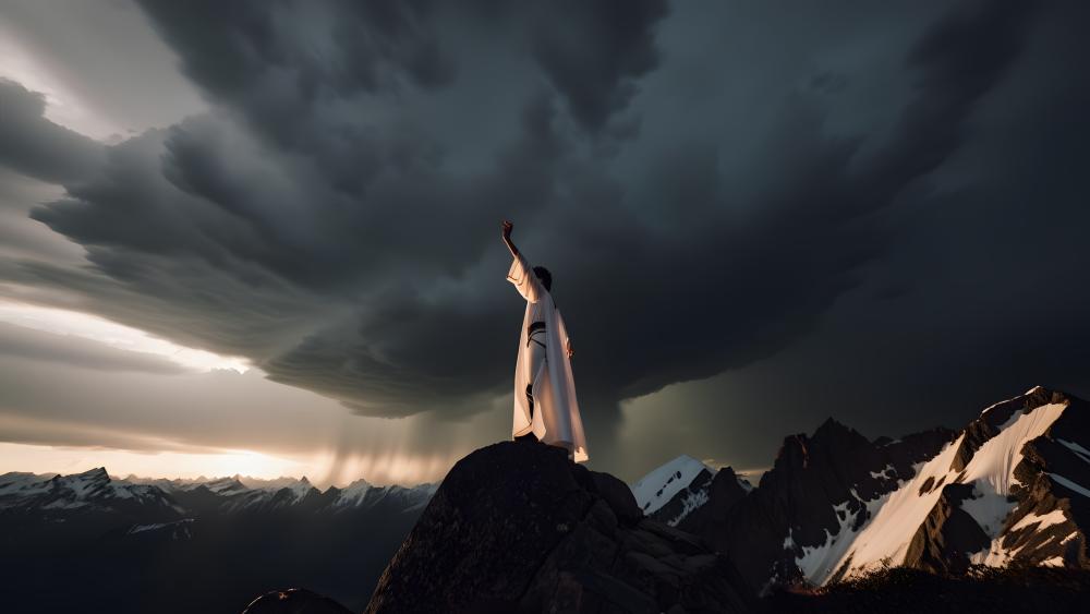 Watching The Coming Storm wallpaper
