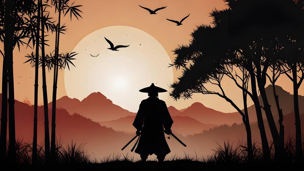 Warrior of the Rising Sun wallpaper