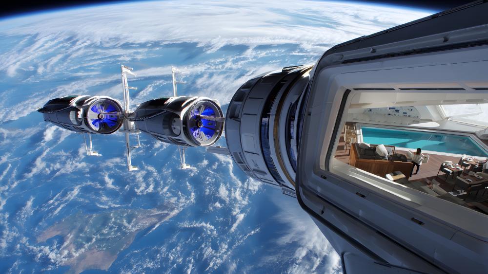 Space Hotel wallpaper