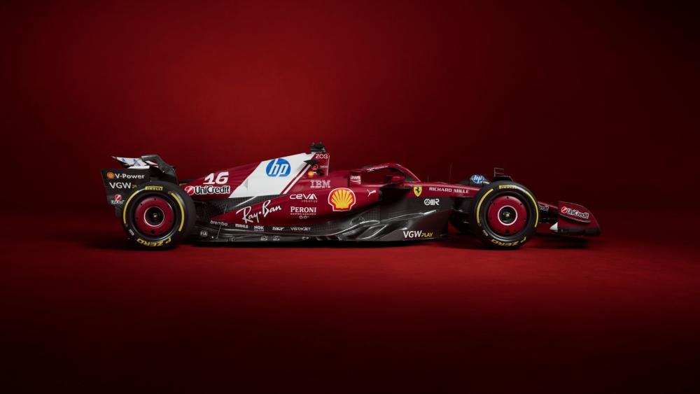 F1 ferrari 2025 wallpaper