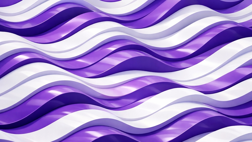 Silky Violet Waves in Flowing Lavender Layers wallpaper