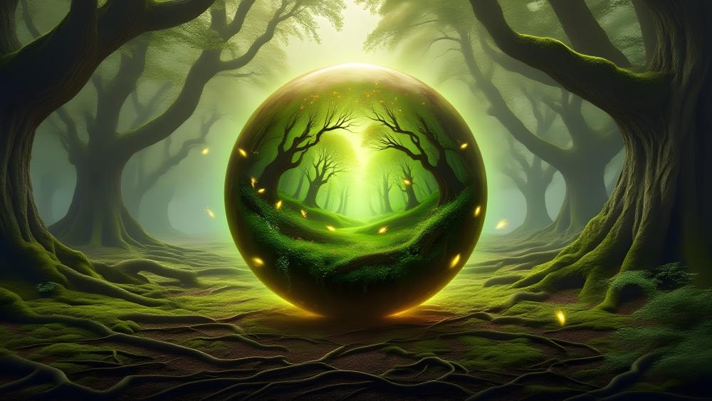 Forest Reflections wallpaper