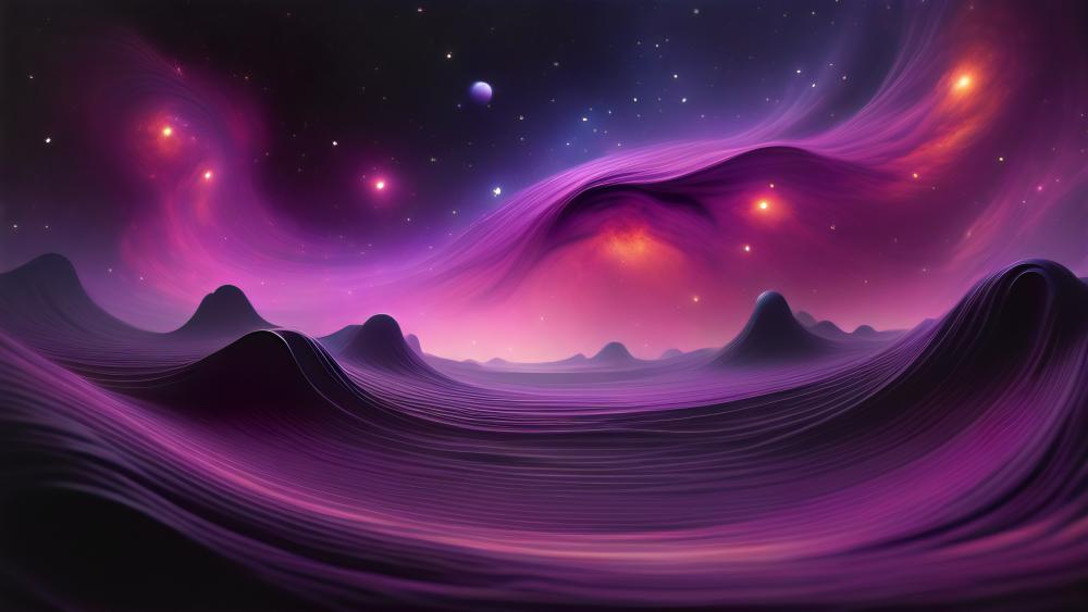 Purple Valley wallpaper