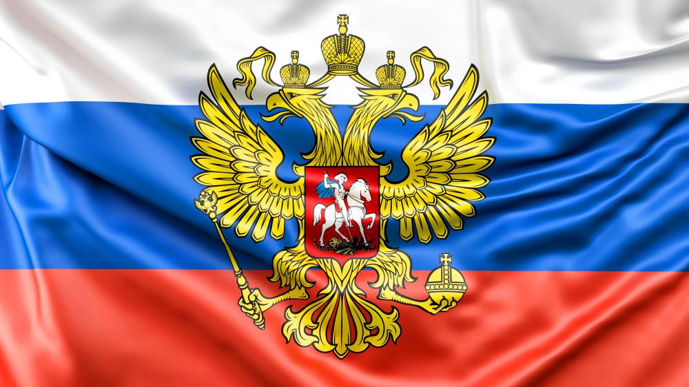 Coat of arms of Russia wallpaper